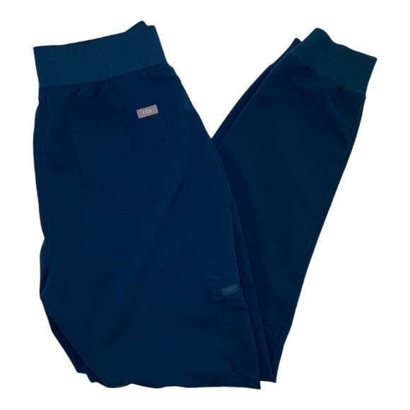 FIGS Pants - FIGS High Waisted Zamora Jogger Scrub Pants - DEEP REEF - RARE COLOR - MED TALL